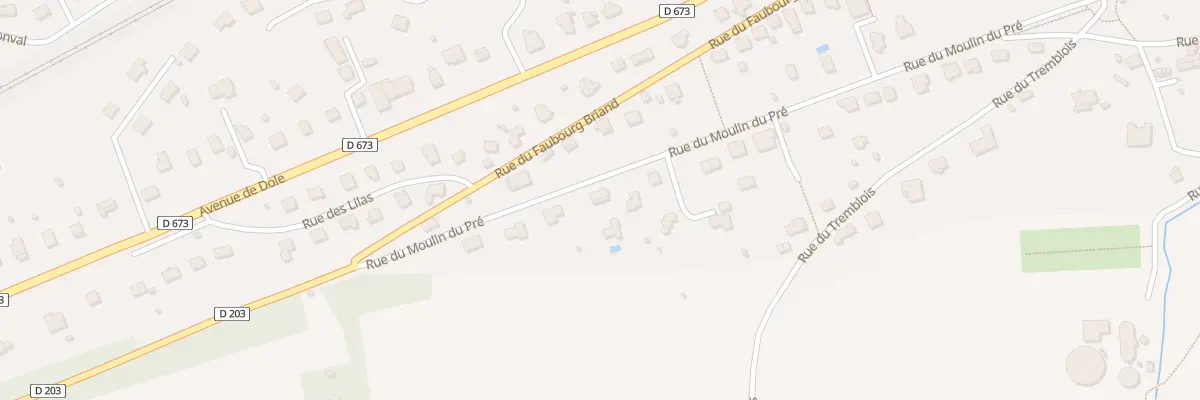 Plan du 33 Rue du Moulin du Pré à Saint-Vit