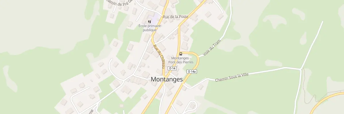 Plan du 504 Rue Lt Paul de Vansay à Montanges