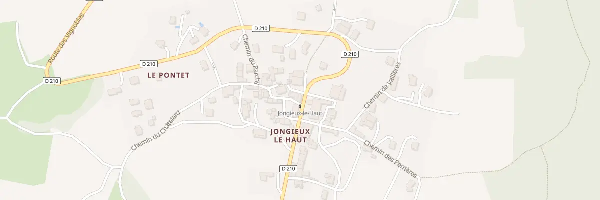 Plan du 10 Che du Chatelard à Jongieux
