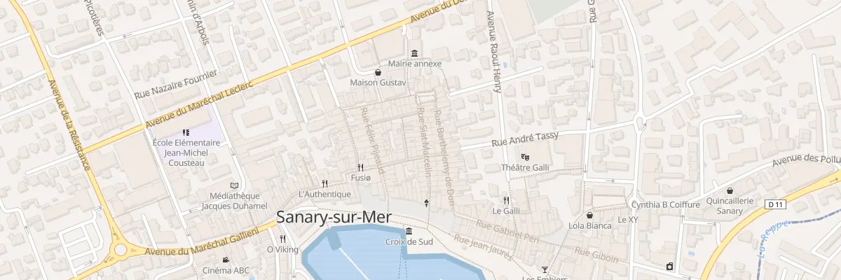 Plan du 23 Rue Marcellin Siat à Sanary-sur-Mer