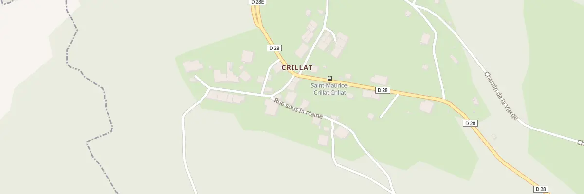 Plan du 6 Pl de la Chapelle à Saint-Maurice-Crillat