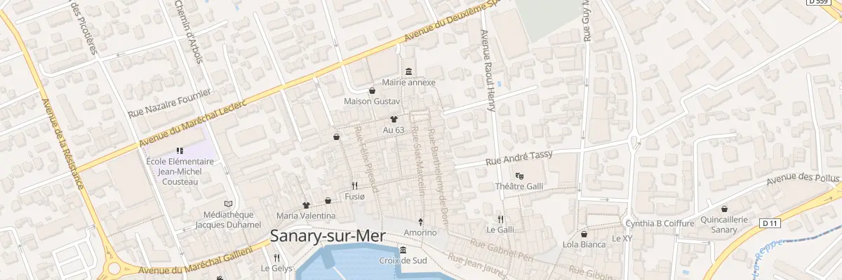 Plan du 30 Rue Marcellin Siat à Sanary-sur-Mer