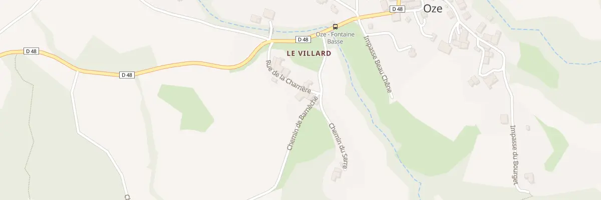 Plan du 5035 Le Villard à Oze