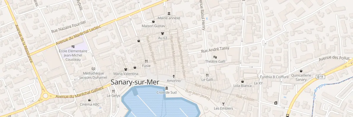Plan du 18 Rue Marcellin Siat à Sanary-sur-Mer