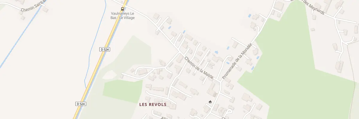 Plan du 17 All du Gorgot à Vaulnaveys-le-Bas