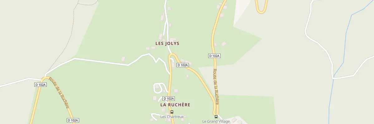 Plan du 1448 Rte de la Ruchère à Saint-Christophe-sur-Guiers