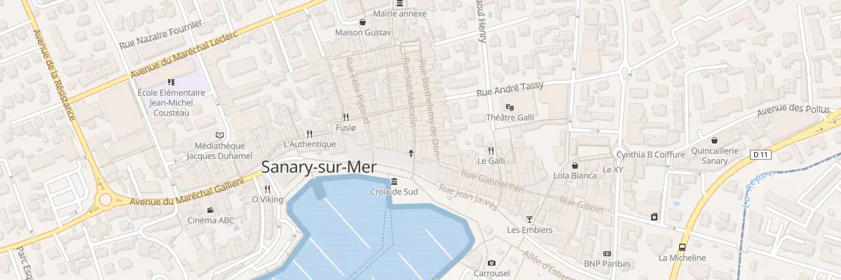 Plan du 6 Rue Marcellin Siat à Sanary-sur-Mer