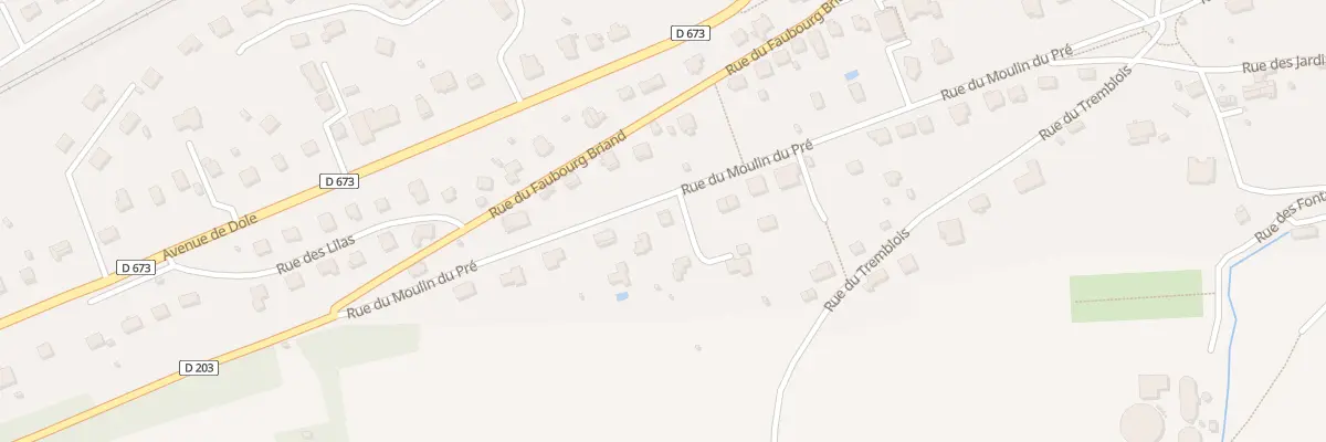 Plan du 31 Rue du Moulin du Pre à Ferrières-les-Bois