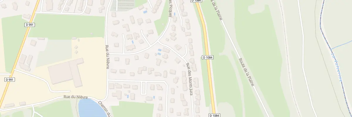 Plan du 56 Rue des Monts Jura à Valserhône
