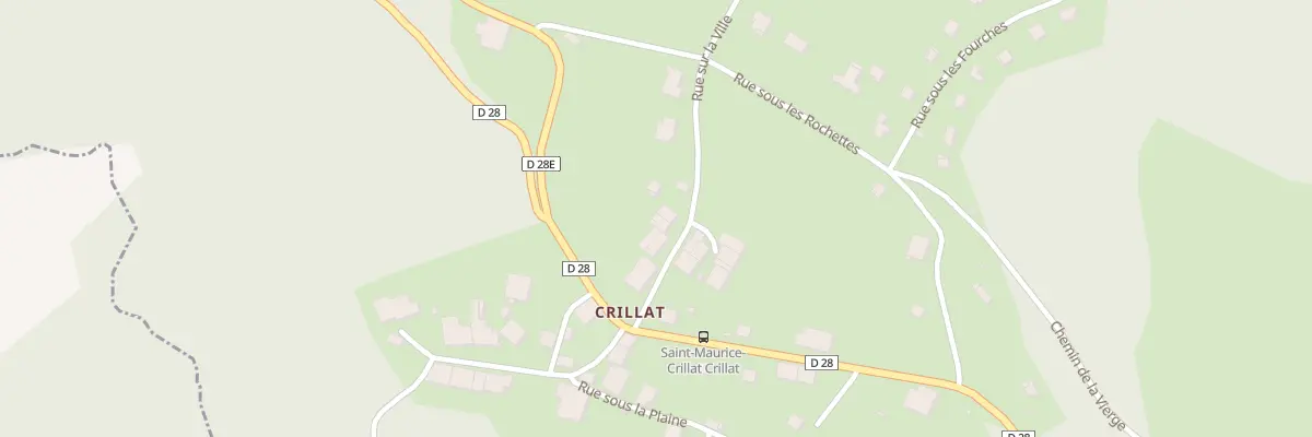 Plan du 8 Rue sur la Ville à Saint-Maurice-Crillat