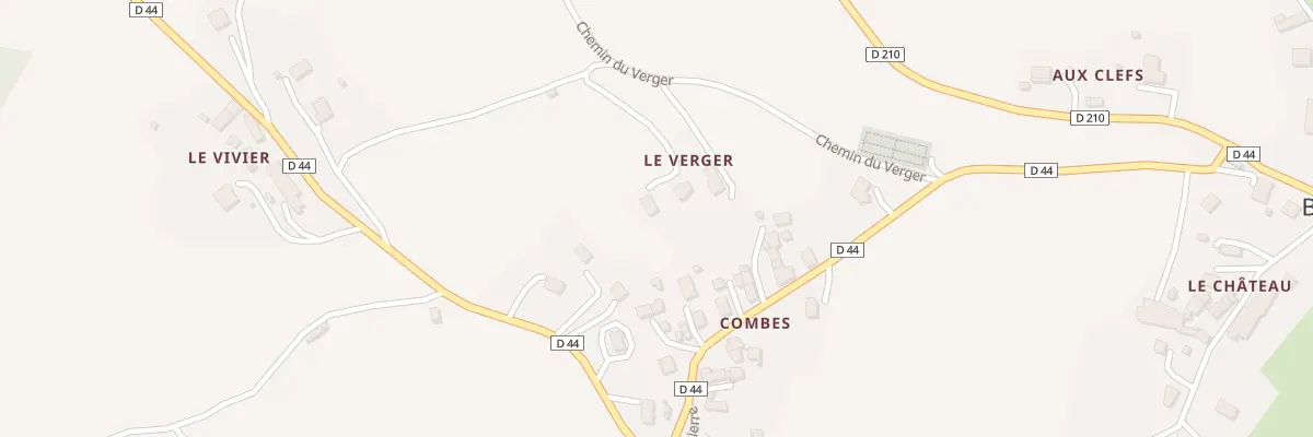 Plan du 5160 Berdet à Billième