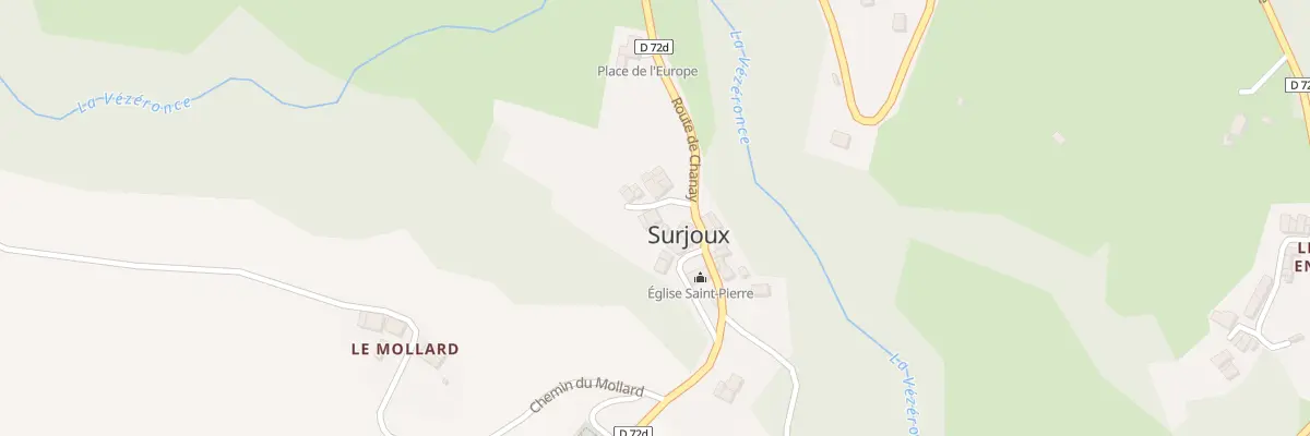 Plan du 1 Imp du Lavoir à Surjoux-Lhopital