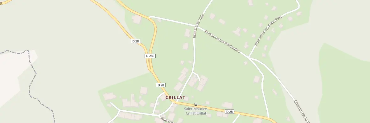 Plan du 10 Rue sur la Ville à Saint-Maurice-Crillat