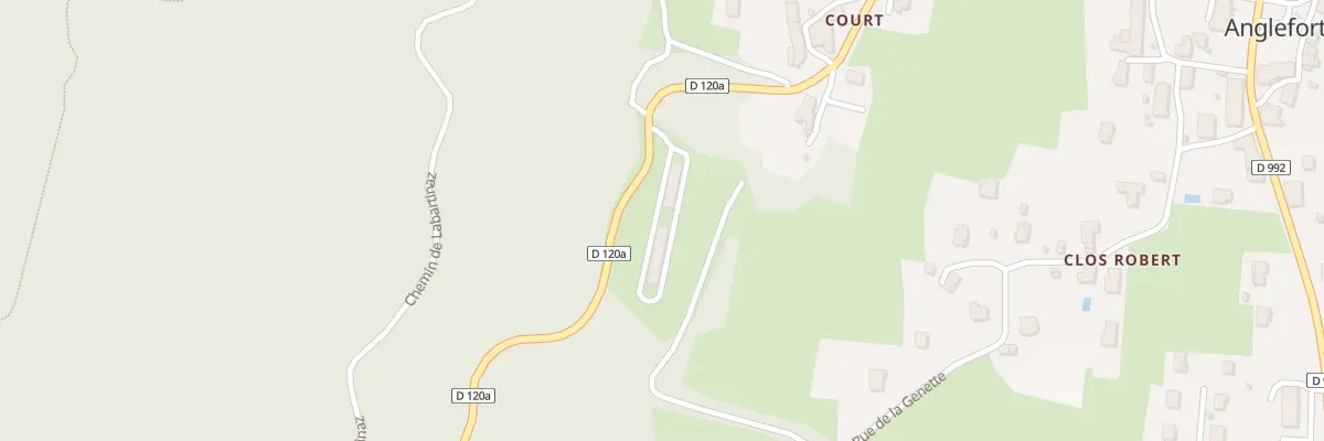 Plan du 895 Rte du Colombier à Anglefort