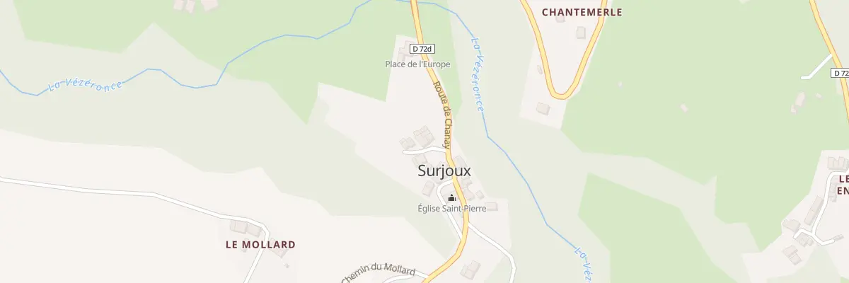 Plan du 6 Imp du Lavoir à Surjoux-Lhopital