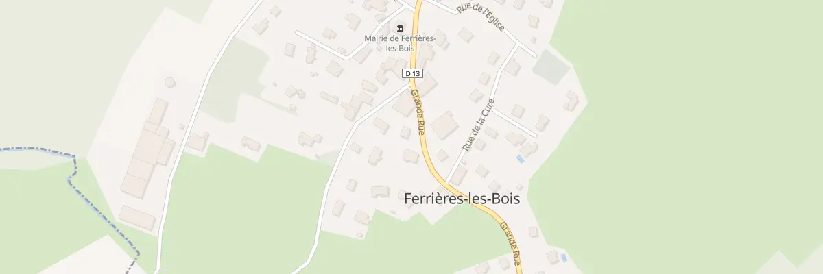 Plan du 10 Gr Grande Rue à Ferrières-les-Bois