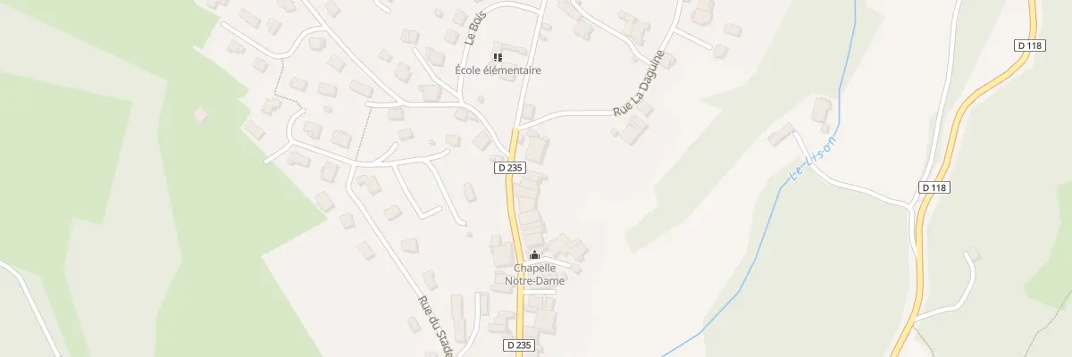 Plan du 42 Grande Rue à Ravilloles