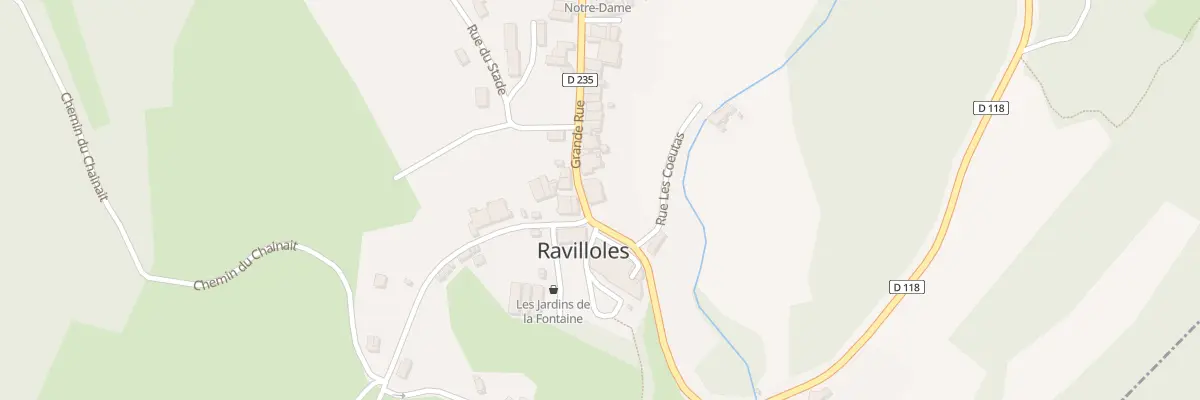 Plan du 4 Grande Rue à Ravilloles