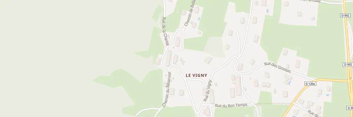 Plan du 662 Rue du Vigny à Anglefort