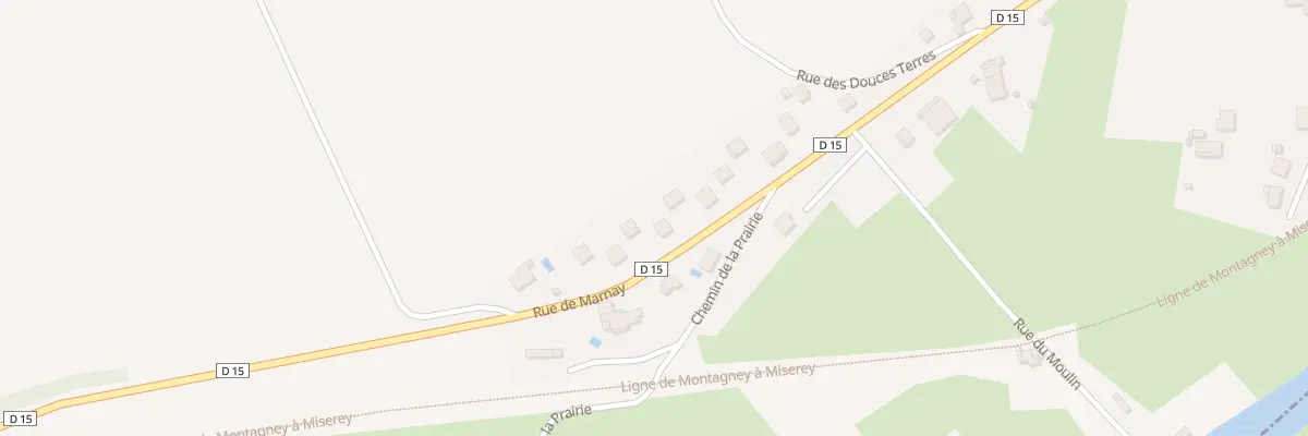 Plan du 20 Rue de Marnay à Brussey