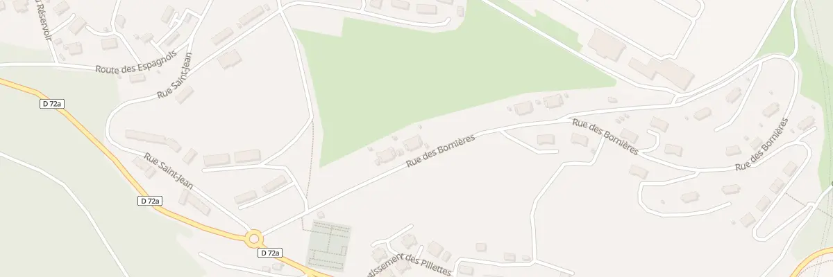 Plan du 9A Rue des Bornières à Injoux-Génissiat