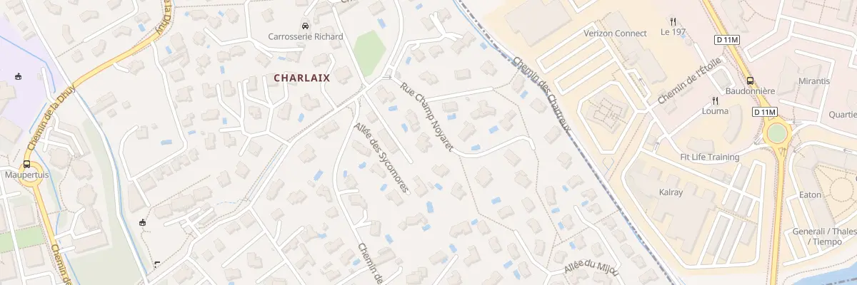 Plan du 5 Rue du Champ Noyaret à Meylan