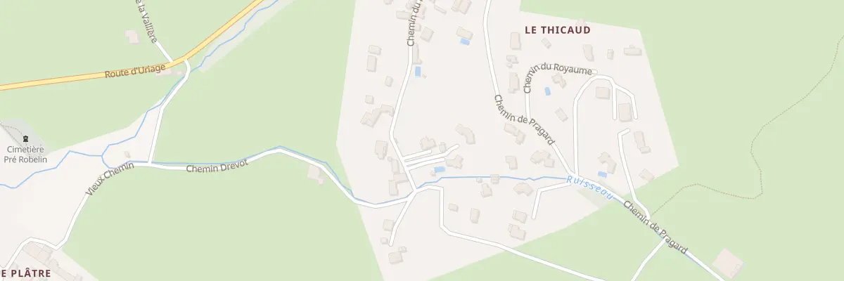 Plan du 291 Che du Noyaret à Herbeys