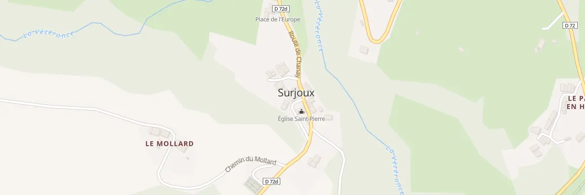 Plan du 4 Rue de l’Église à Surjoux-Lhopital