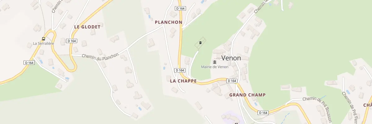 Plan du 5 Che du Cimetière à Venon