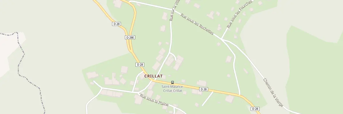 Plan du 7 Rue sur la Ville à Saint-Maurice-Crillat