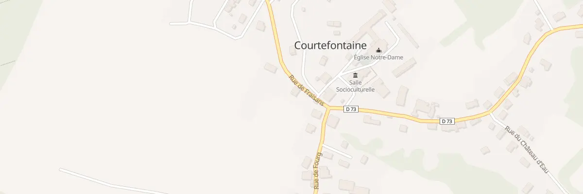Plan du 1 Rue de Fraisans à Courtefontaine
