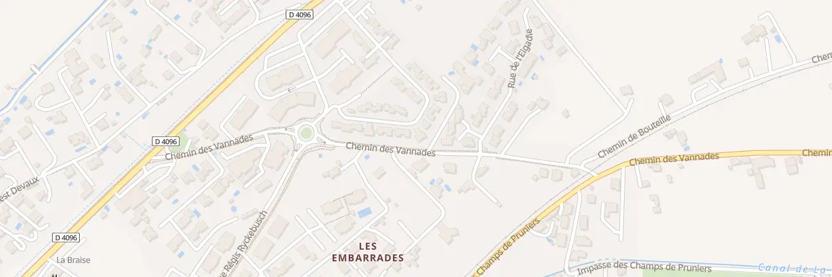 Plan du 94 Rue du Cast à Manosque