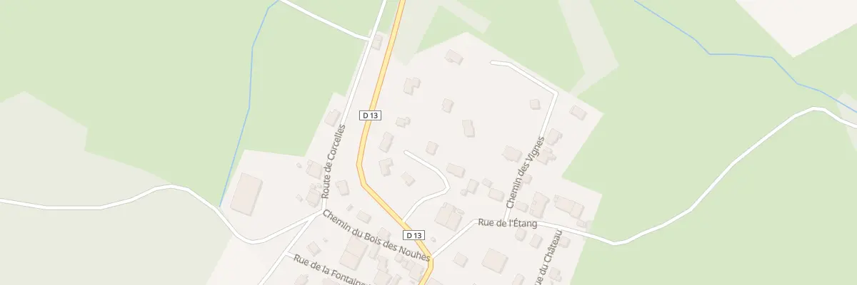 Plan du 6 Imp des Sapins à Ferrières-les-Bois