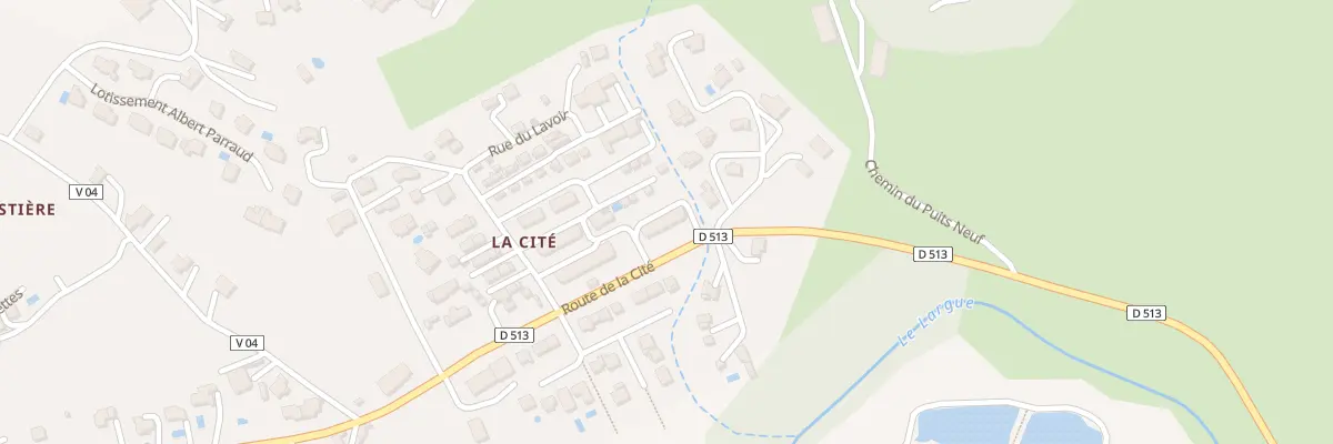Plan du 307 Rte de la Cité à Saint-Maime