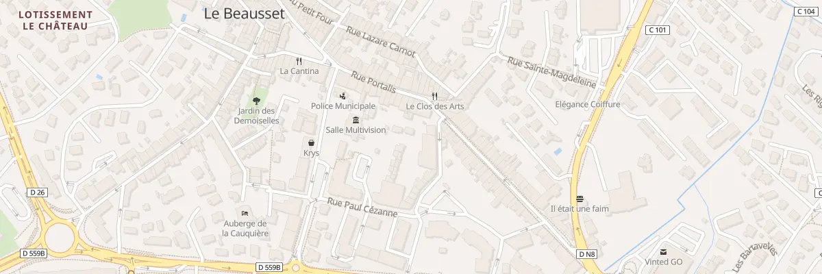 Plan du 4A Rue Paul Cézanne au Beausset