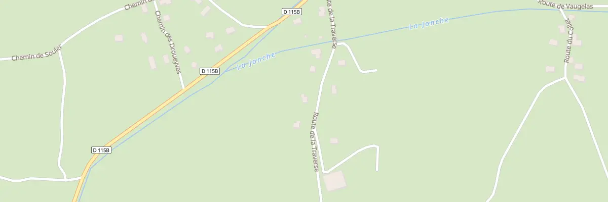 Plan du 204 Rte de la Traverse à Villard-Saint-Christophe