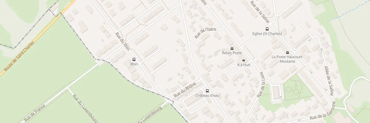 Plan du 28 Rue du Rhône à Haucourt-Moulaine