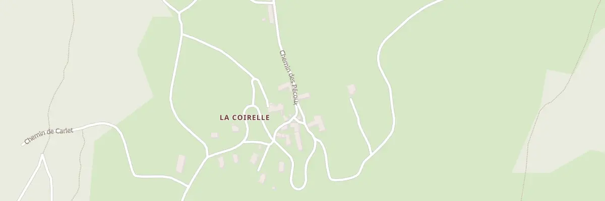 Plan du 1676 Rte de la Coirelle à Cholonge