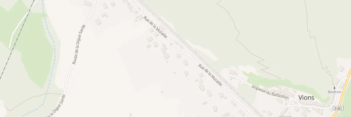 Plan du 313 Rue de la muraille à Vions