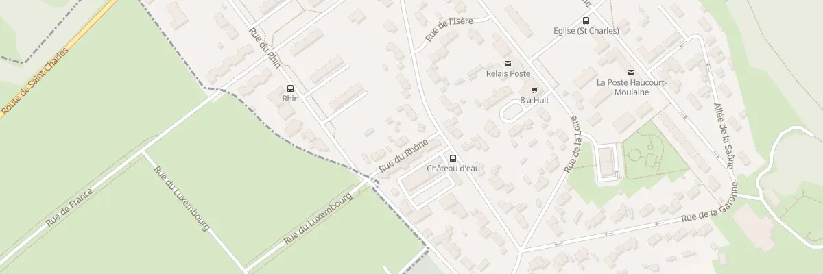 Plan du 34 Rue du Rhône à Haucourt-Moulaine