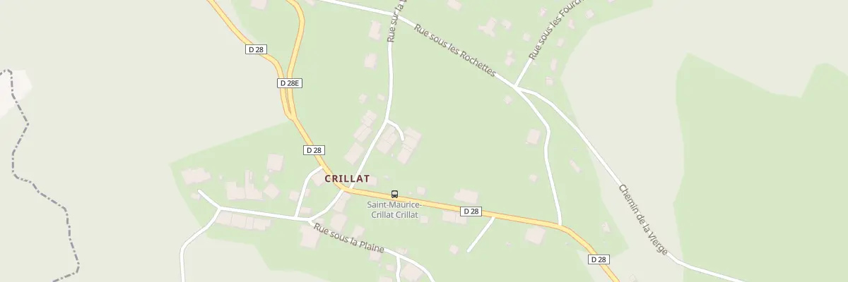 Plan du 2 Imp du Four à Saint-Maurice-Crillat