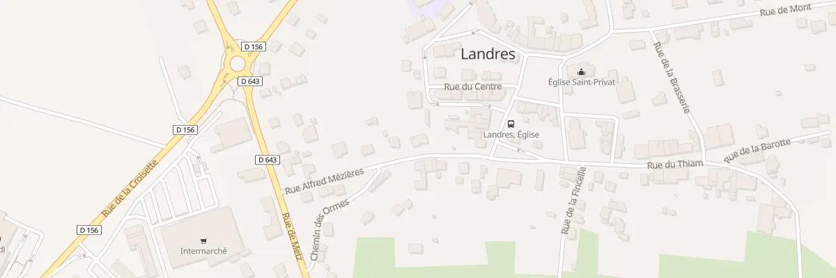 Plan du 8B Rue Alfred Mézières à Landres
