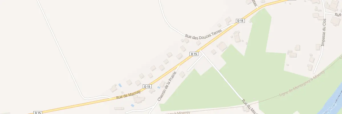 Plan du 12 Rue de Marnay à Brussey