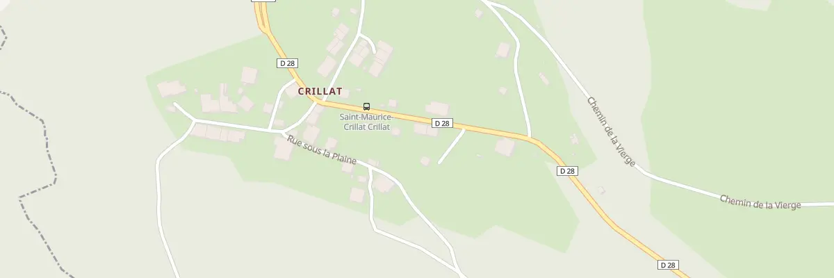 Plan du 7 Rue sous la Vierge à Saint-Maurice-Crillat