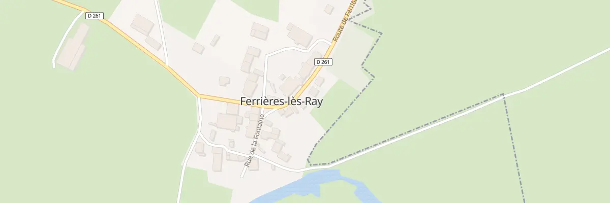 Plan du 4 Rte de Ray sur Saone à Ferrières-lès-Ray