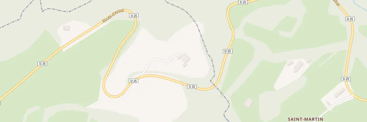 Plan du 5001 La Gauthiere à Billiat