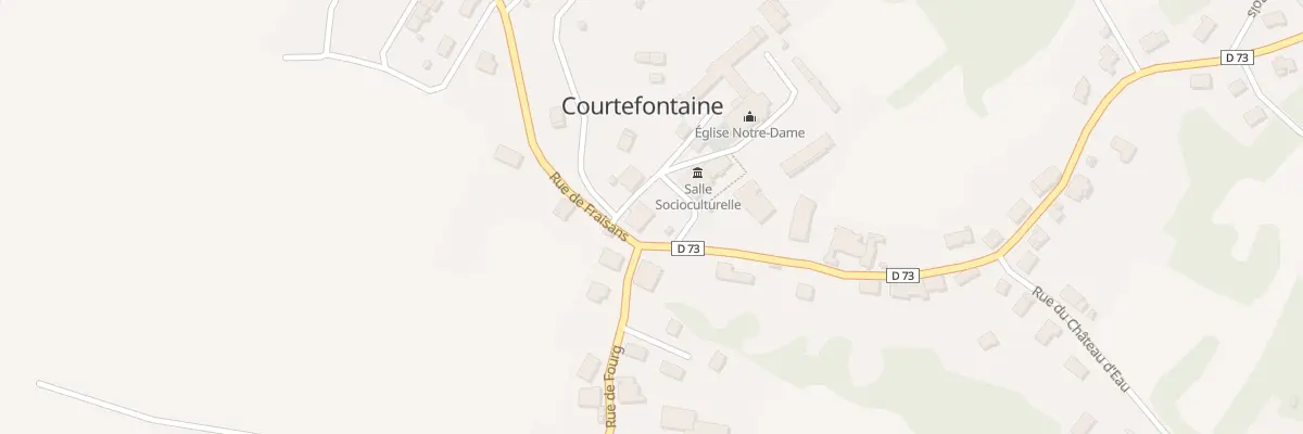 Plan du 2 Rue de l’Église à Courtefontaine