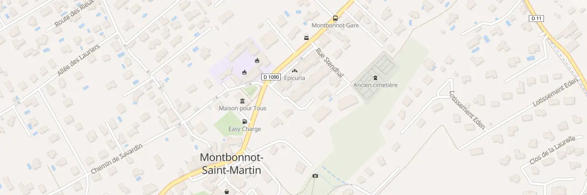 Plan du 820 Rue Général de Gaulle à Montbonnot-Saint-Martin