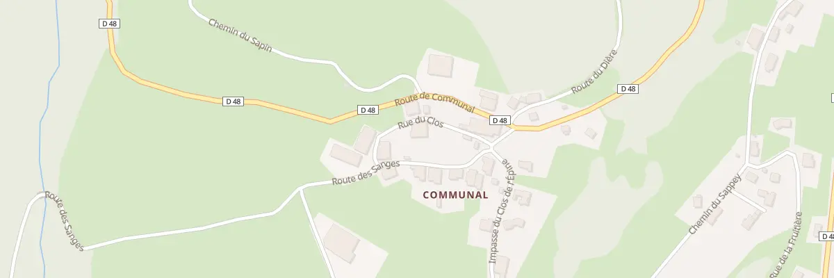Plan du 109 Rue du Clos à Champfromier