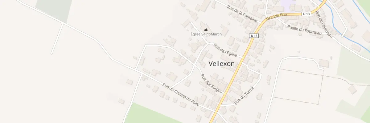 Plan du 1 Rue des Vergers à Vellexon-Queutrey-et-Vaudey